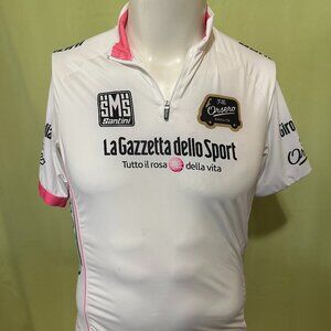 Santini Paul Smith Women's White Pink Cycling Jersey Medium